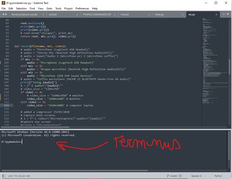 youtube sublime text 4 terminus